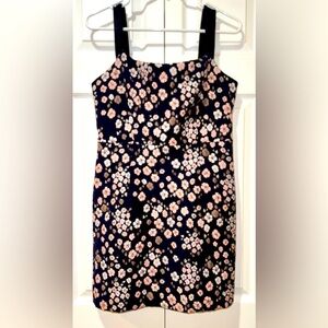 Maeve by Anthropologie Navy Floral Sleeveless Dress w/pockets! – Size 10. EUC